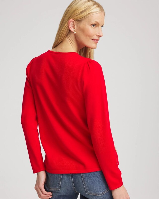 V-Day Embroidered Heart Pullover - image 3